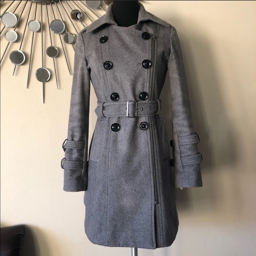 GUESS LOS ANGELS WOOL BLEND COAT S